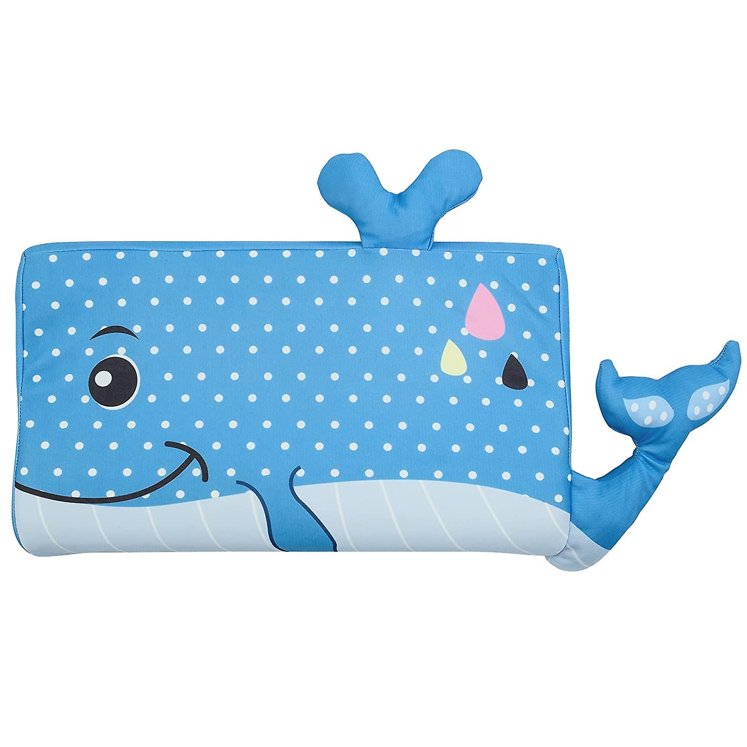 Almofada infantil para dormir, almofadas para crianças para dormir com fronha 10 X 18 polegadas (baleia)