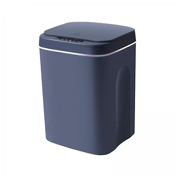 2xIntelligent Auto Trash Can Smart Sensor Automatic Waste Bins 16L Gray