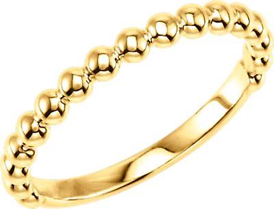 14k Yellow Gold Stackable Ring Size 6.5-Stackable-Ring for Women - 2.0 Grams