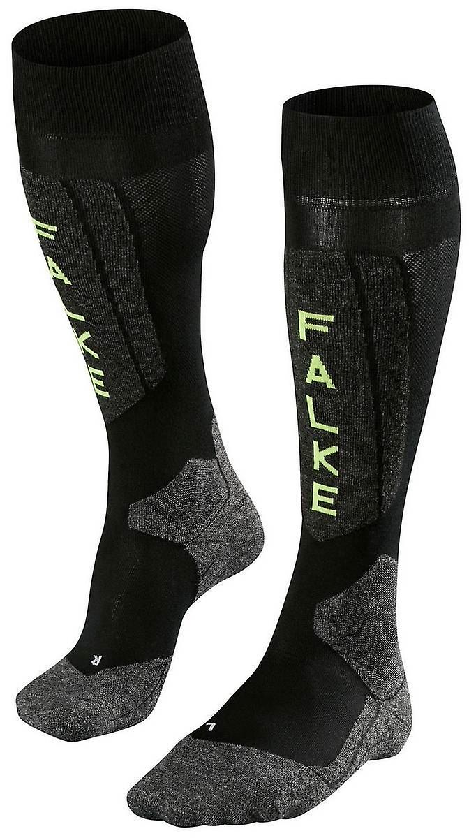 Falke Skiing 5 Knee High Socks - Black Lightning
