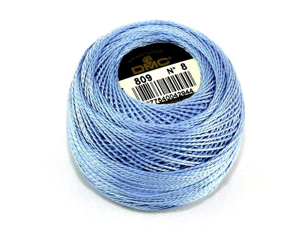 DMC 8 号棉 Perle 线 80m 809 - 每 10 克球