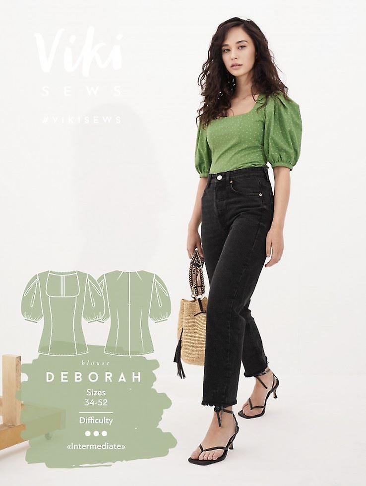 Vikisews Paper Sewing Pattern Deborah Blouse