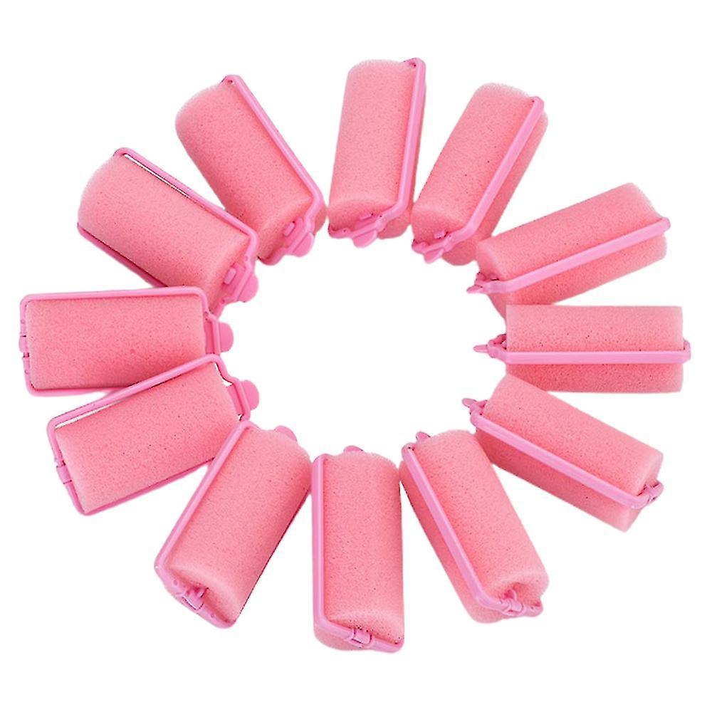 12 Or 24 Pcs Sponge Hair Rollers Foam Styling Wave Curler Tools Wuqx