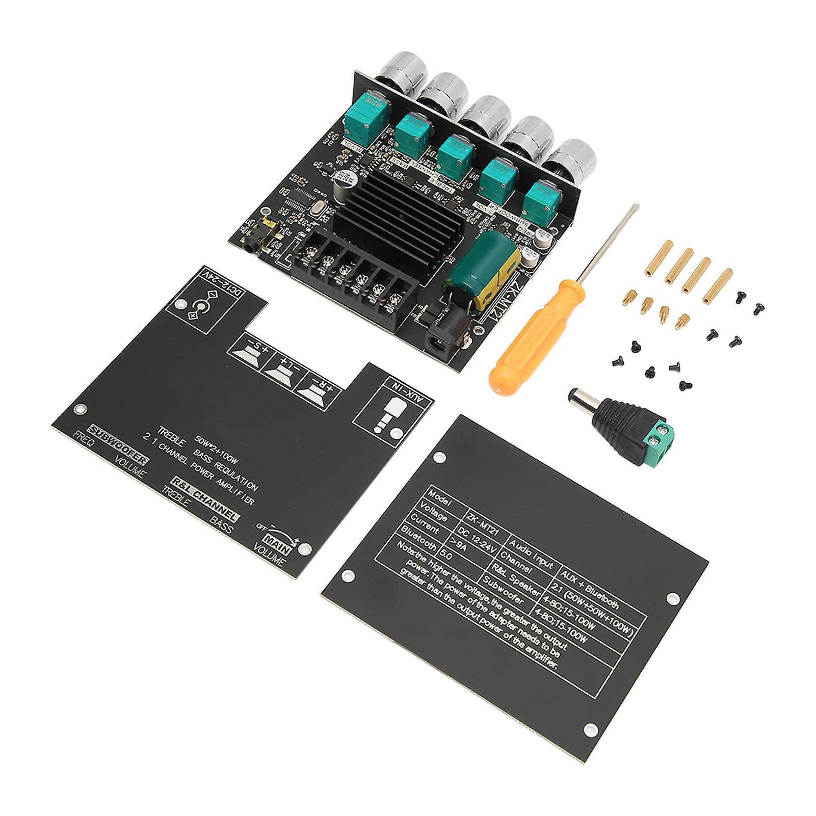 Bluetooth Digital Power Amplifier Module 50W 50W 100W 2.1 Channel Subwoofer Sound Power Amplifier Board
