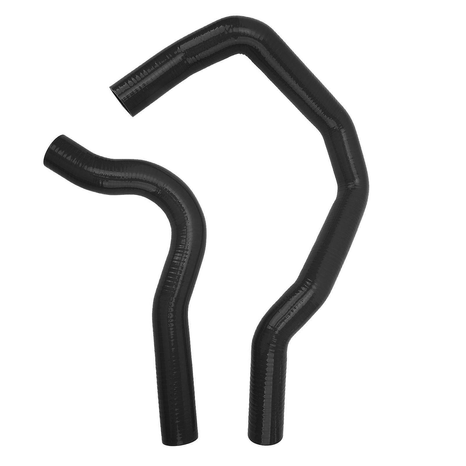Radiator Coolant Hose Kit High Temp Resistance Durable Silicone Radiator Tube for Civic Type‑R EK4 EK9 Black