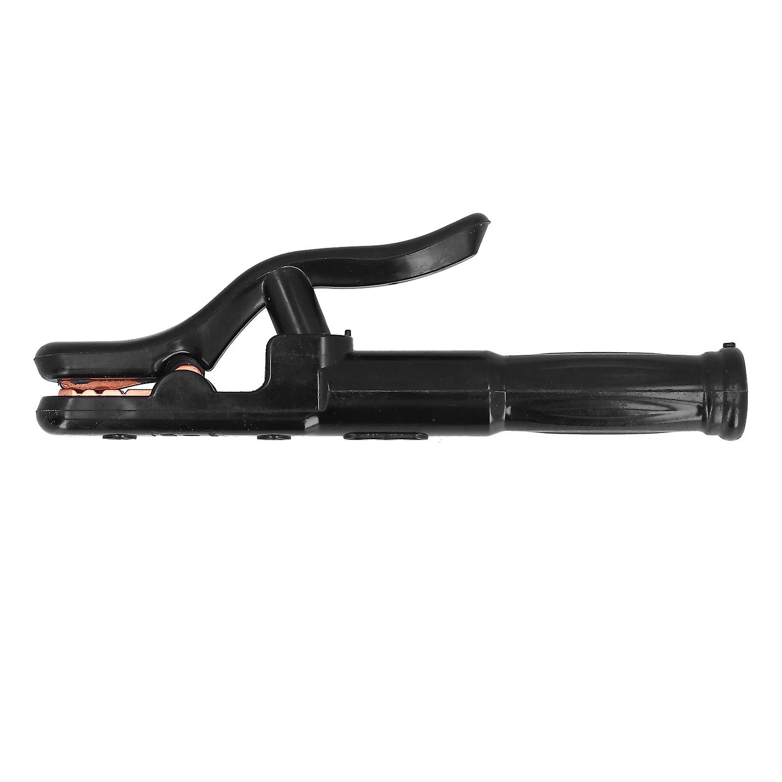 Electrode Holder Copper Welding Clamp 8mm Diameter Plastic Grip