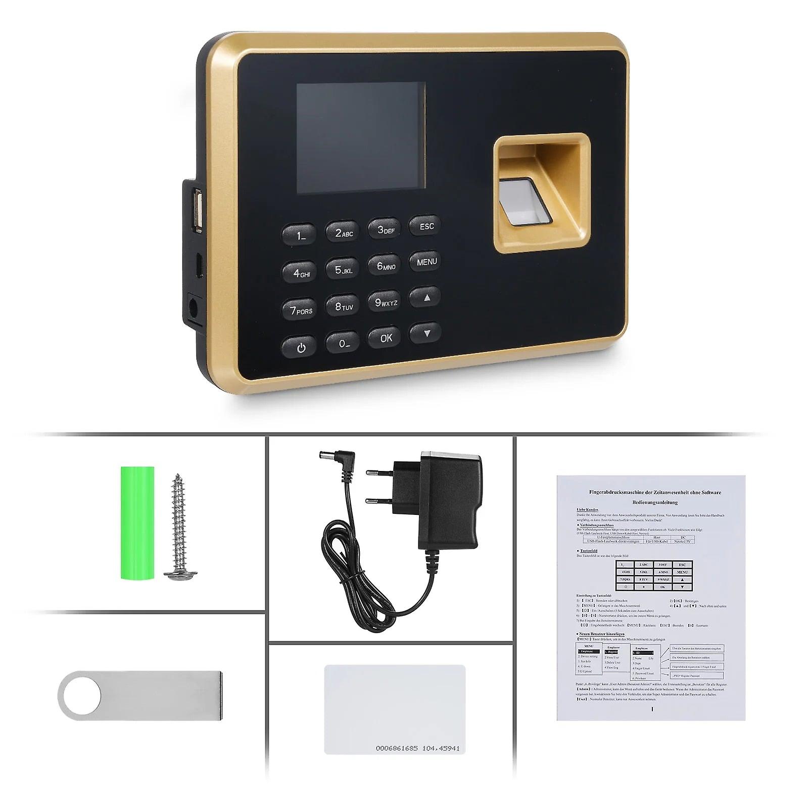 Bisofice Biometric Time Clock Attendance Hine For Employees Support Fingerprint Password Recognition Data Management Device