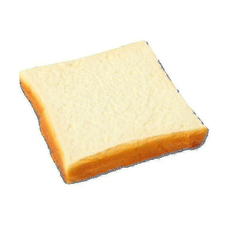 2pcs Artificial Bread Fake Sliced Bread False Toast Bread Slice Simulation Food Model Bakery Display Photography Prop A