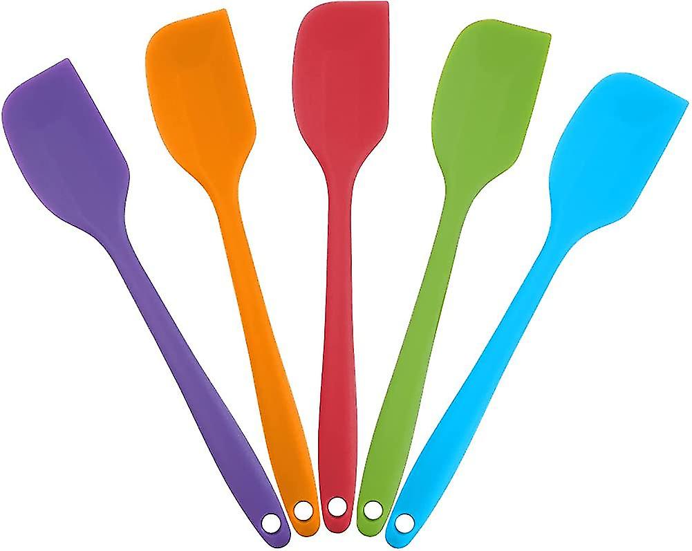Silicone Spatula, 6-piece Silicone Kitchen Utensil Set Includes Soup Spoon