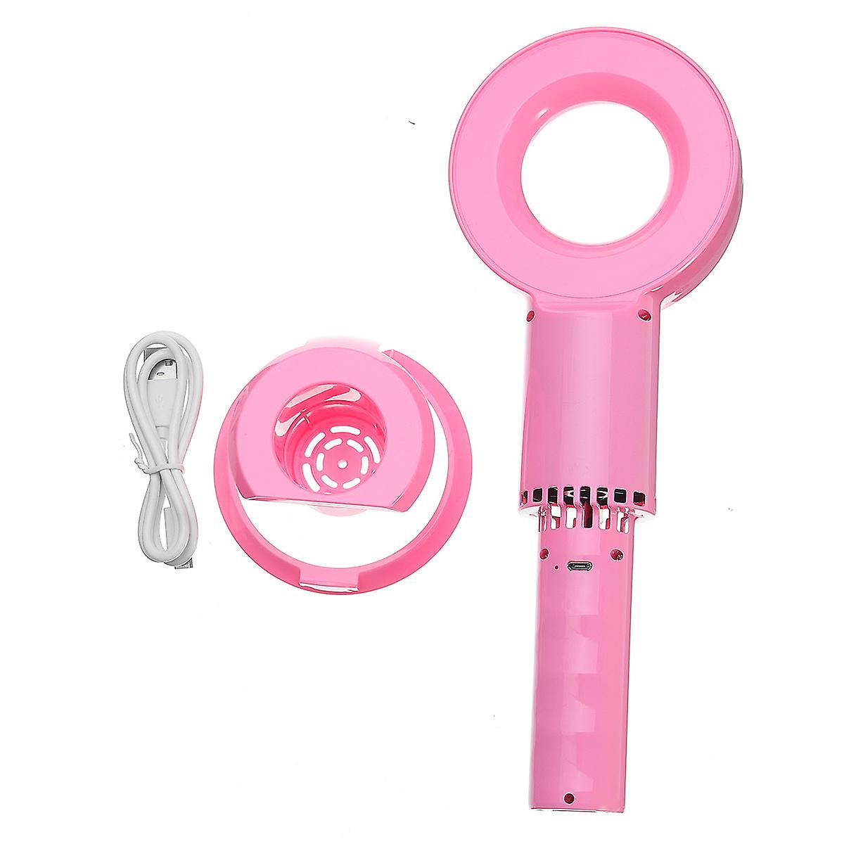 7W Usb Rechargeable Handheld Mini Leafless Fan - Portable And Powerful Cooling