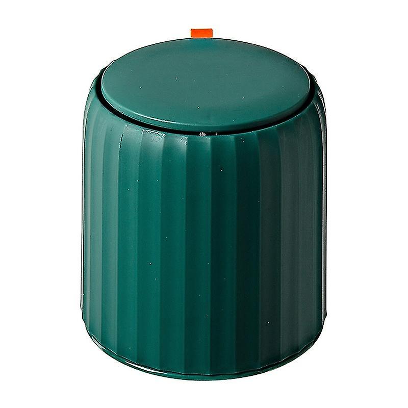 Desktop mini trash can with lid