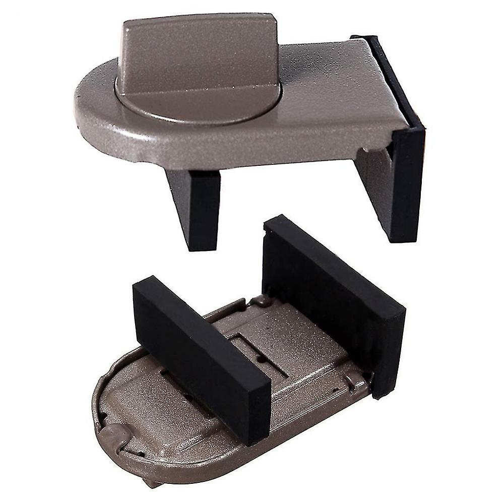 Gray Blocker for Sliding Doors and Windows for Child Safety and Anti-Theft