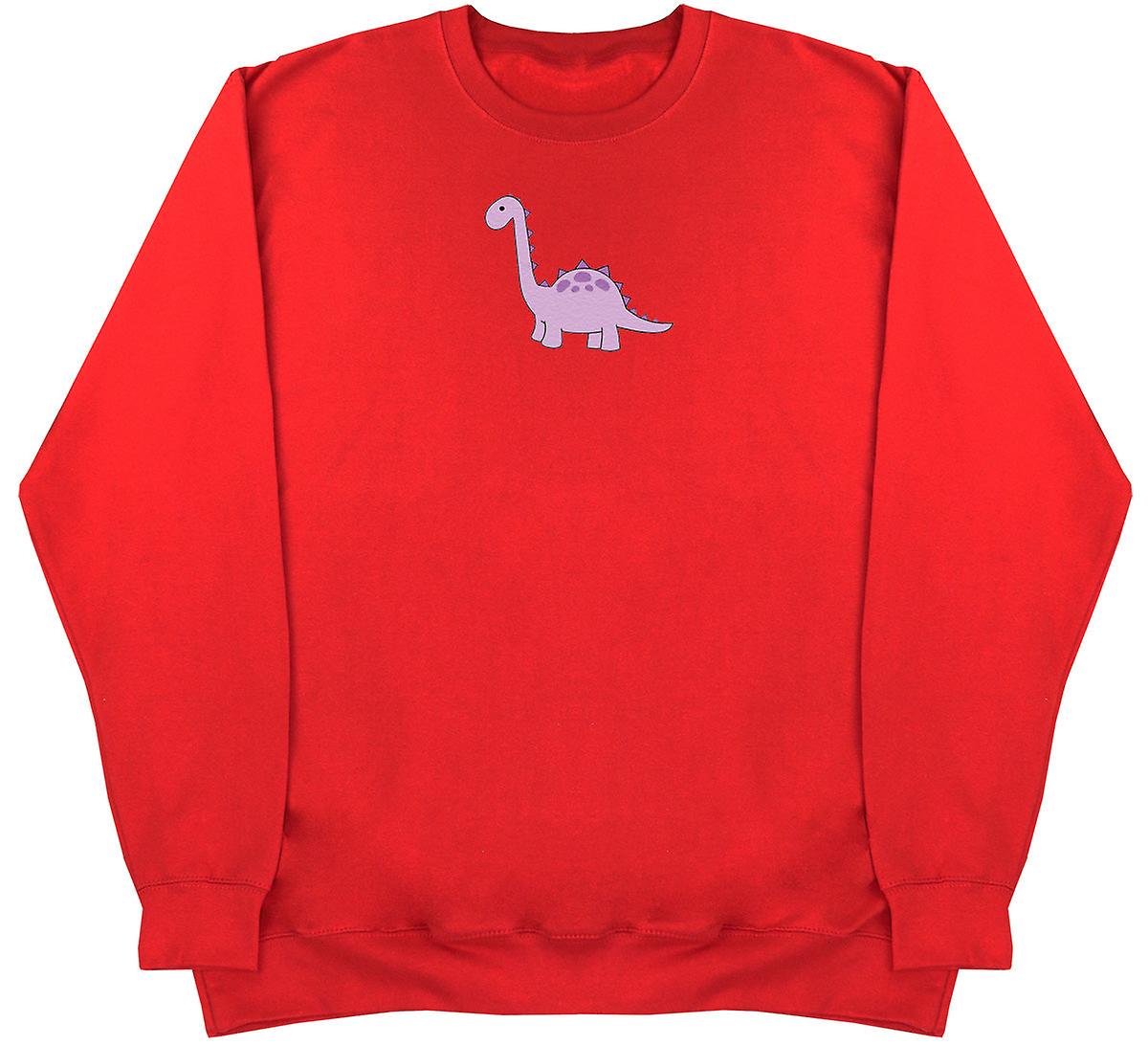 Purple Dino - Kids Oversized Comfy Sweater