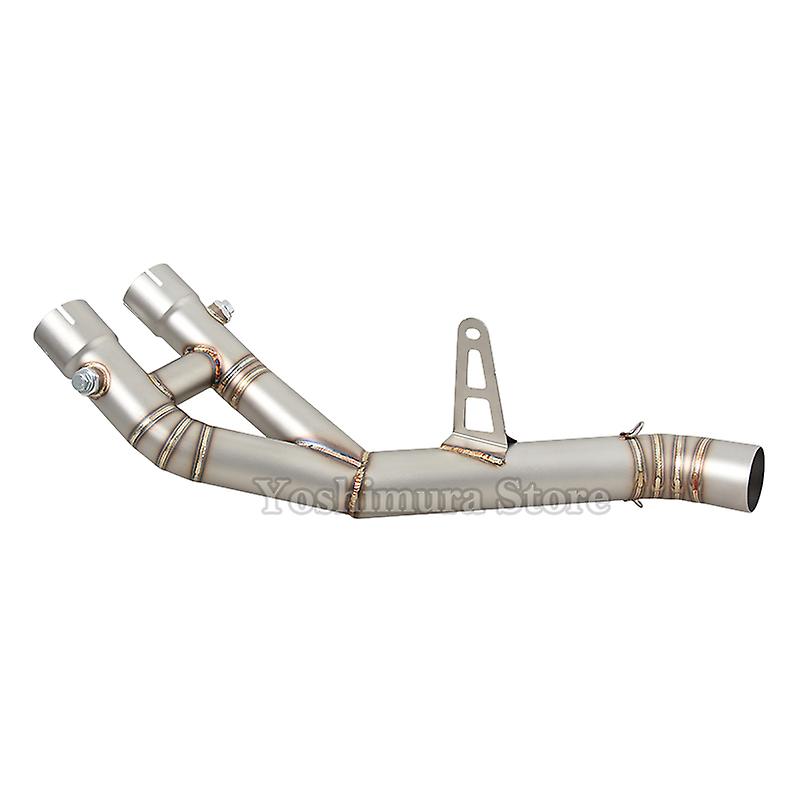 Slip On für Yamaha MT-10 MT10 YZF R1 R1M 2015-2021 2022 2023 Motorrad Auspuff Systeme Verbindungs rohr verbinden 60mm Schall dämpfer