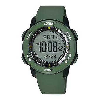 Lorus sport man Men's Digital Quartz Watch with Silicone Bracelet R2377PX9