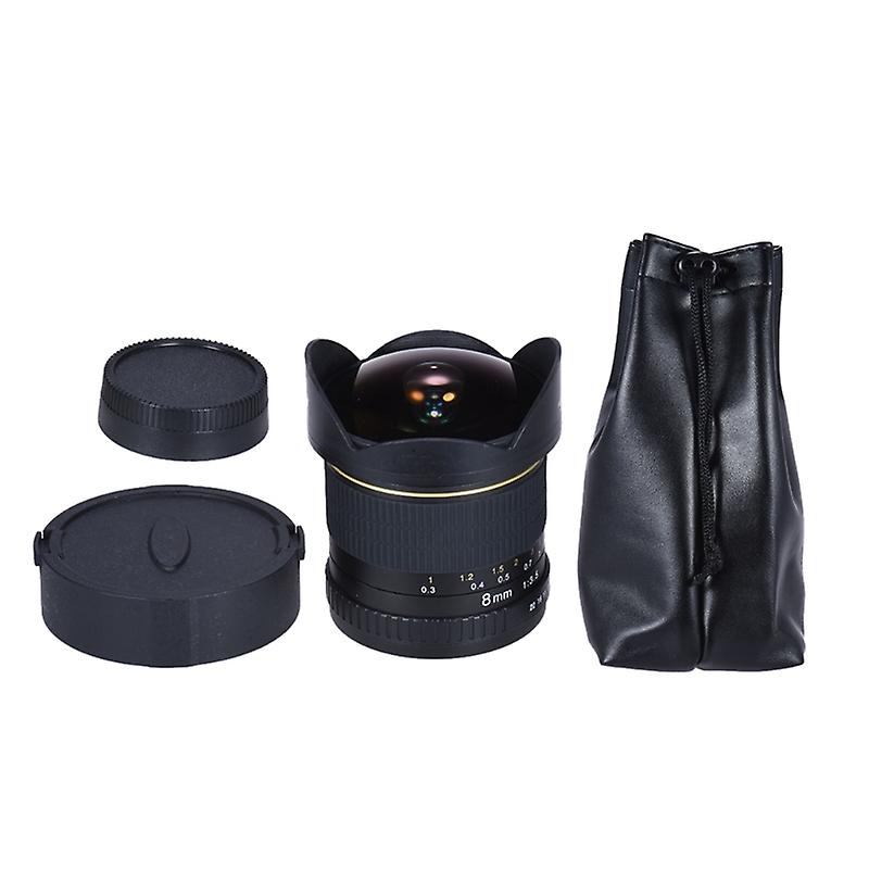 8mm F3.0 Aspherical Fisheye Lens Wide Angle Lens for 77D 80D 550D 650D 750D