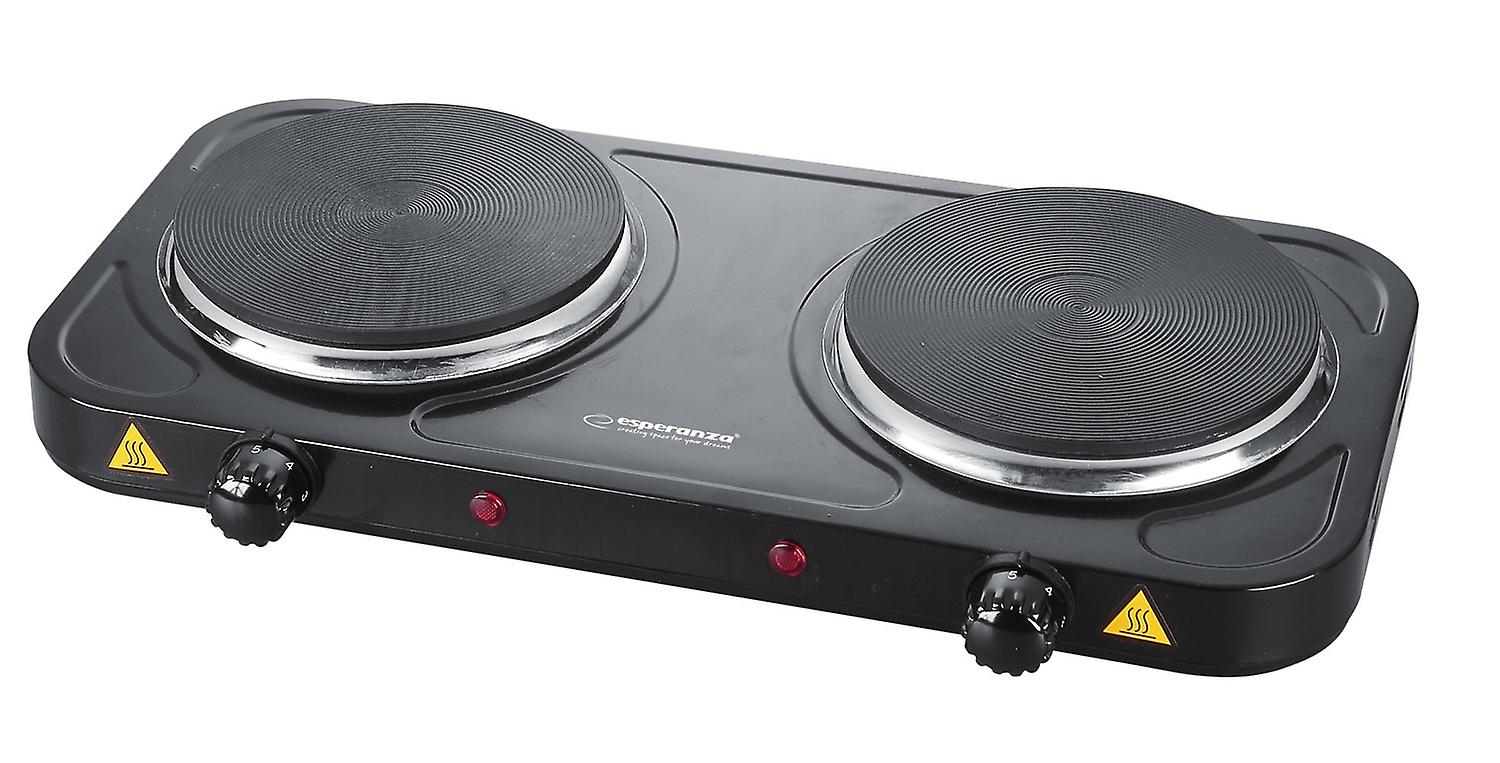 Placa de cocción eléctrica Esperanza Cotopaxi Negro