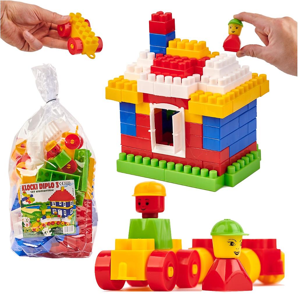 DIPLO Block 3 for children construction plastic 107el.