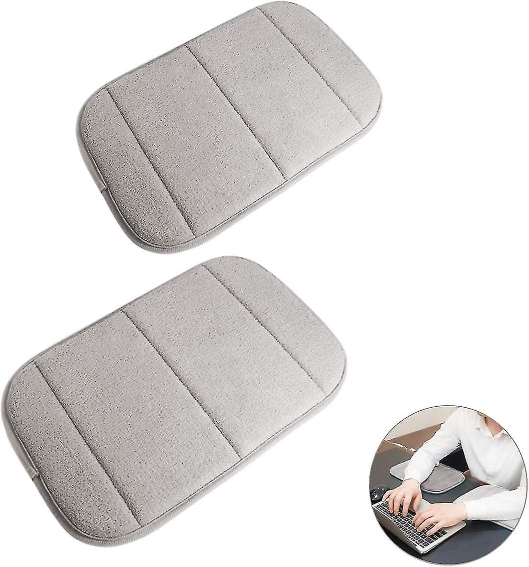 2-pack laptop elbow and wrist pads, high quality memory foam desktop keyboard armrest support pads
