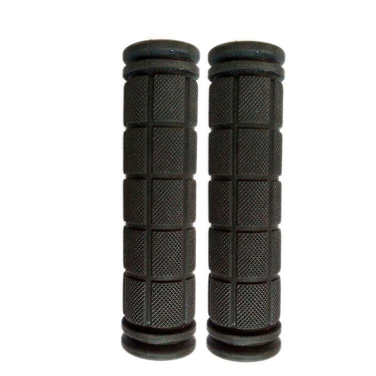 1 Pair Bicycle Handlebar Handle Bicycle Rubber Cover Black