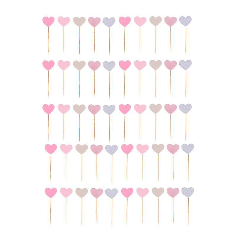 50pcs Birthday Cupcake Decor