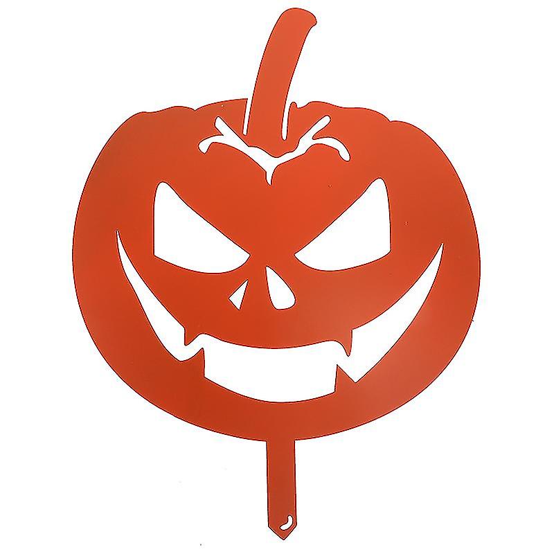 1pcs Yard Metal Pumpkin Decor For Halloween Decorations