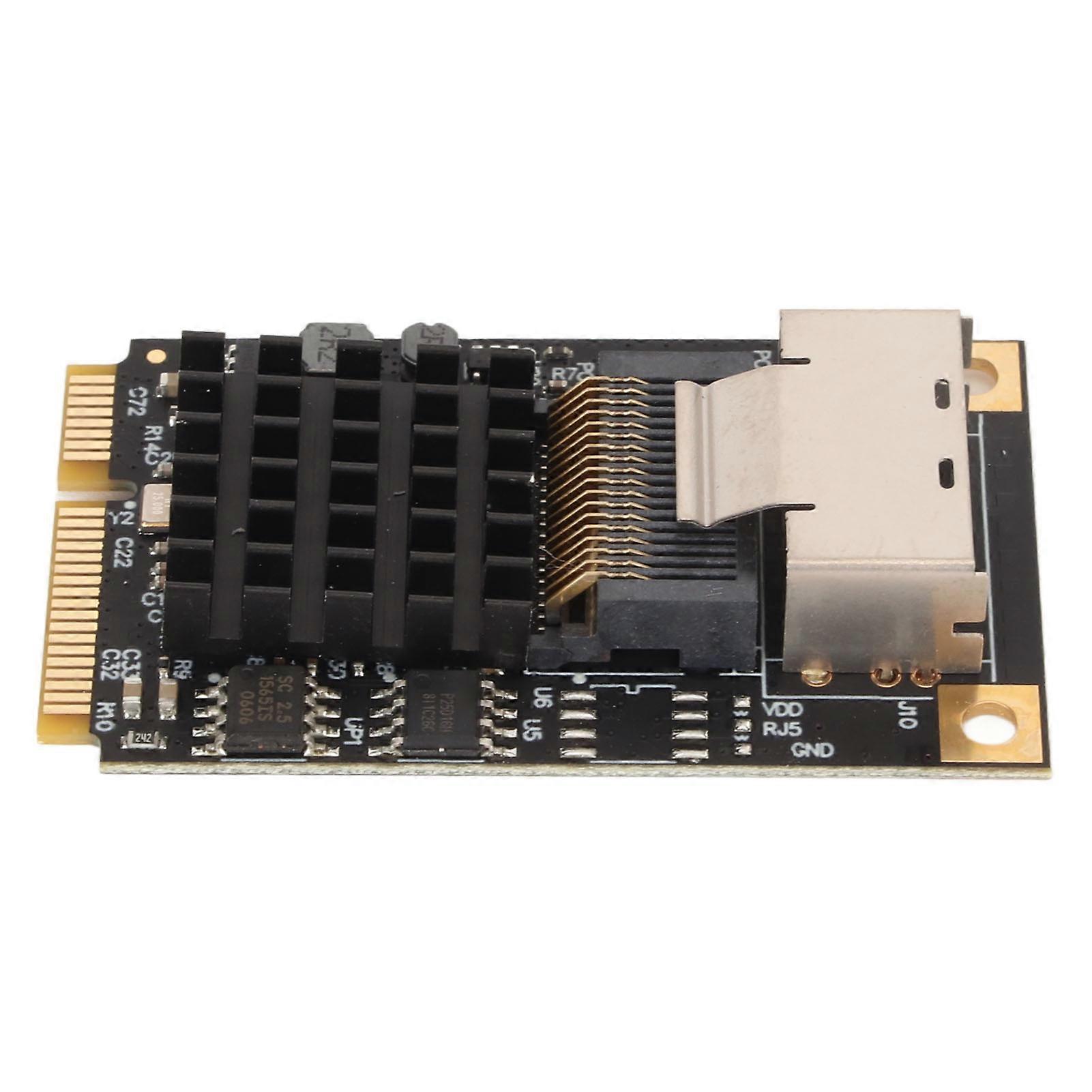 Mini PCIE Expansion Card 4 SATA 3.0 6Gb/s RAID MSI NCQ AHCI 1.0 88SE9215 Expansion Card for Host Controller 