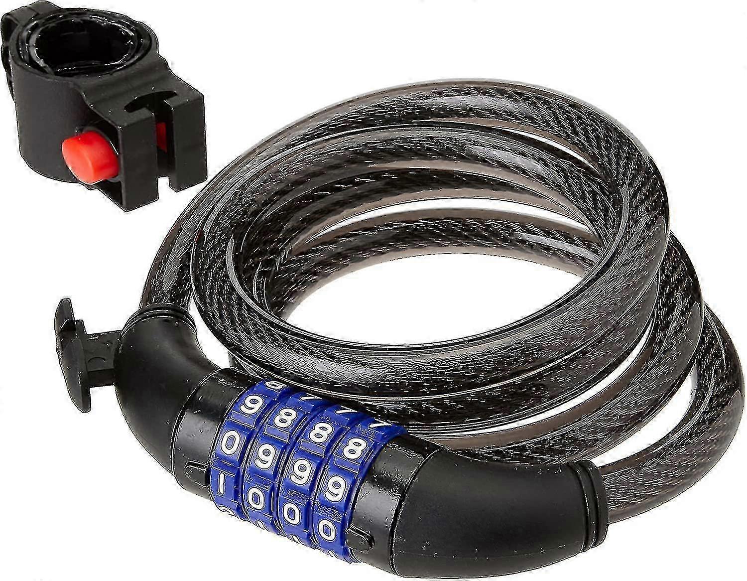 Bicycle Cable Lock With Key, Adjustable_Feb