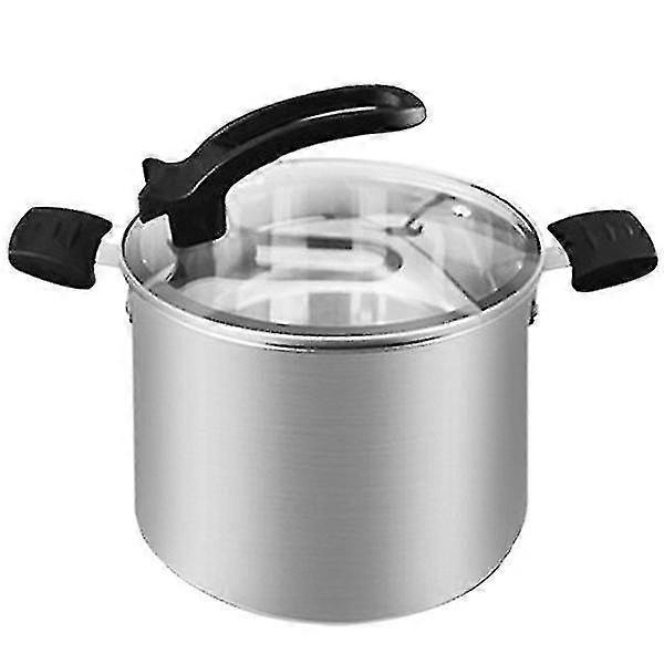 Stew Pot Durable Multi-function Two Handle Cooking Pot Stainless Steel Stew Pot Soup Pot For Kitchen