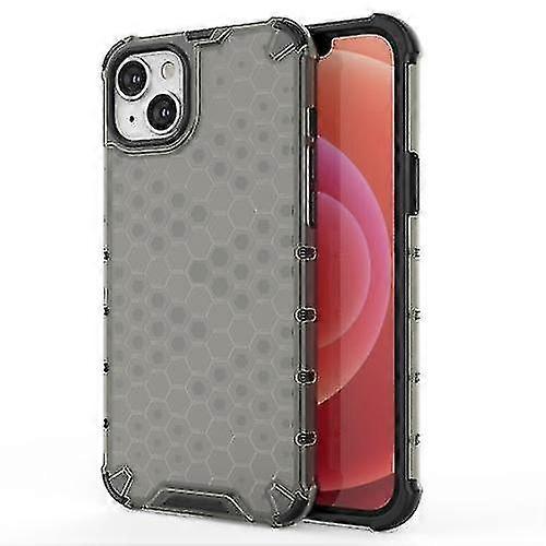 For Iphone 15 Honeycomb Phone Case(black)