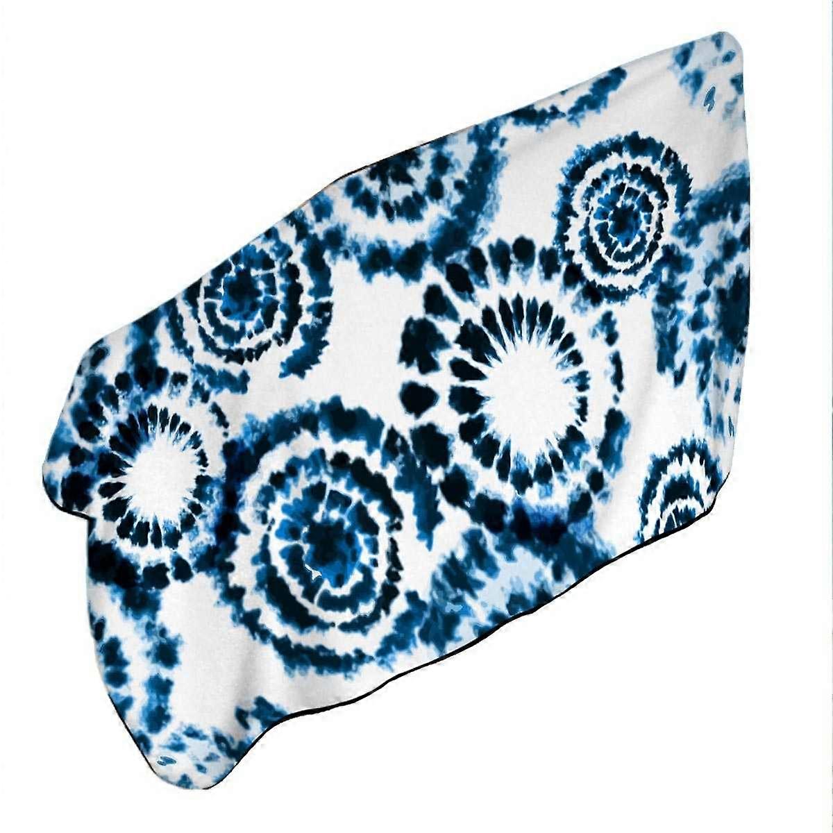 Blue Dye Microfiber Beach Towel