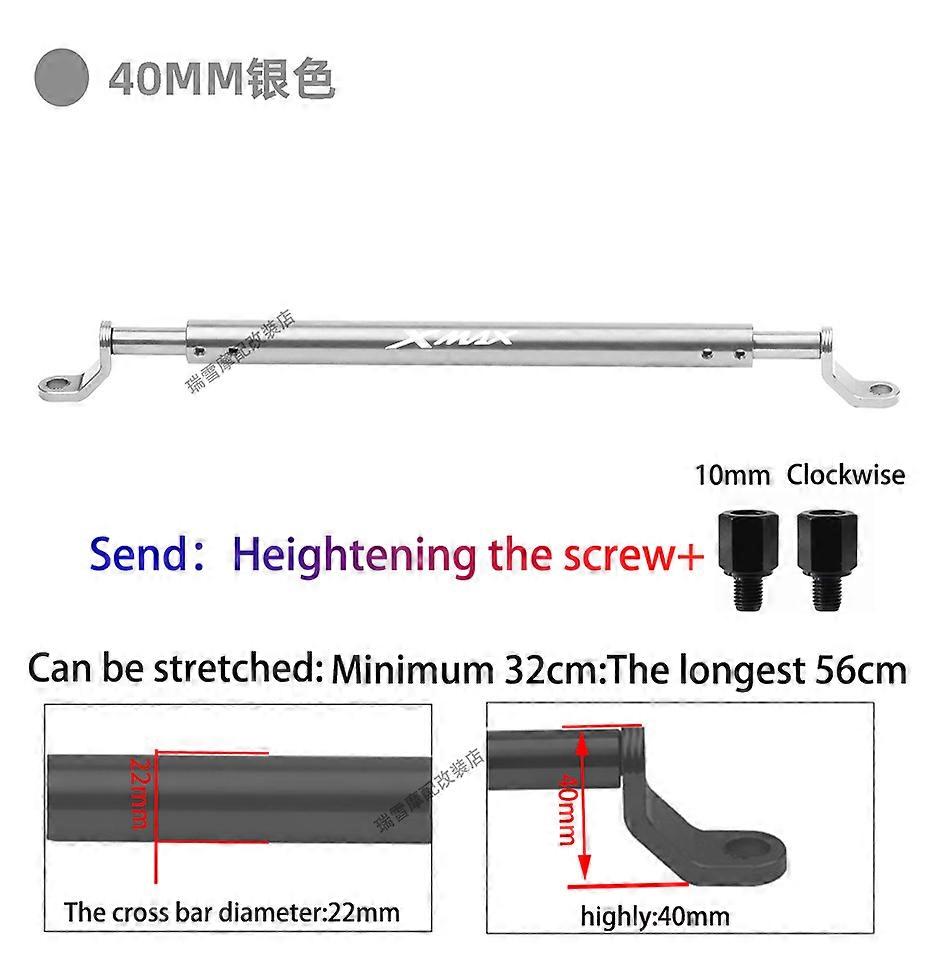 For Yamaha Xmax 250 300 Xmax400 Xmax250 Xmax125 X-max Motorcycle Scooter Multi-function Crossbar Steering Damper Balance Bar