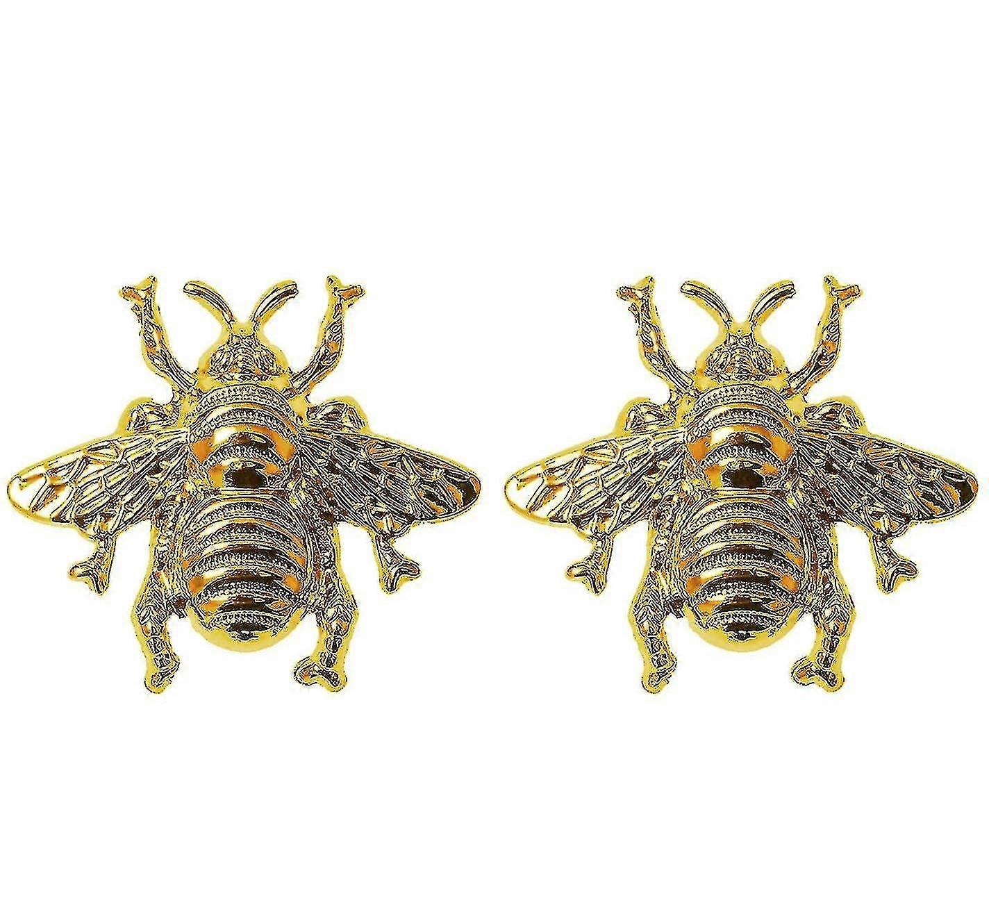 2pcs Drawer Handle Cabinet Handle Door Handle Cabinet Handle With Screws Golden Bee Handle