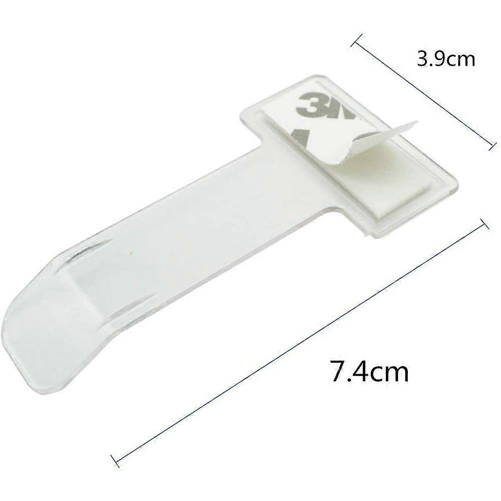 Sunrain Parkscheinhalter, 4 Stck Transparent Auto Windschutzscheibe Ticket Halter, Selbstklebend