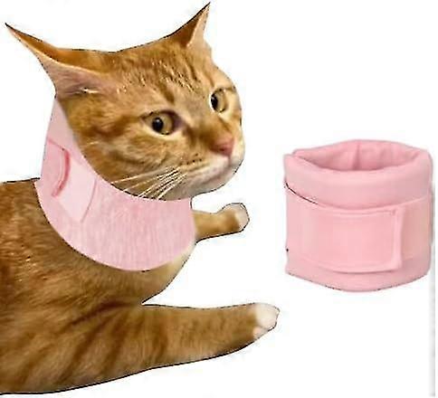 MITTENS Genesungshalsband Für Katzen – Weicher, Wendbarer Elizabethanischer Kegel (Biene, Klein)