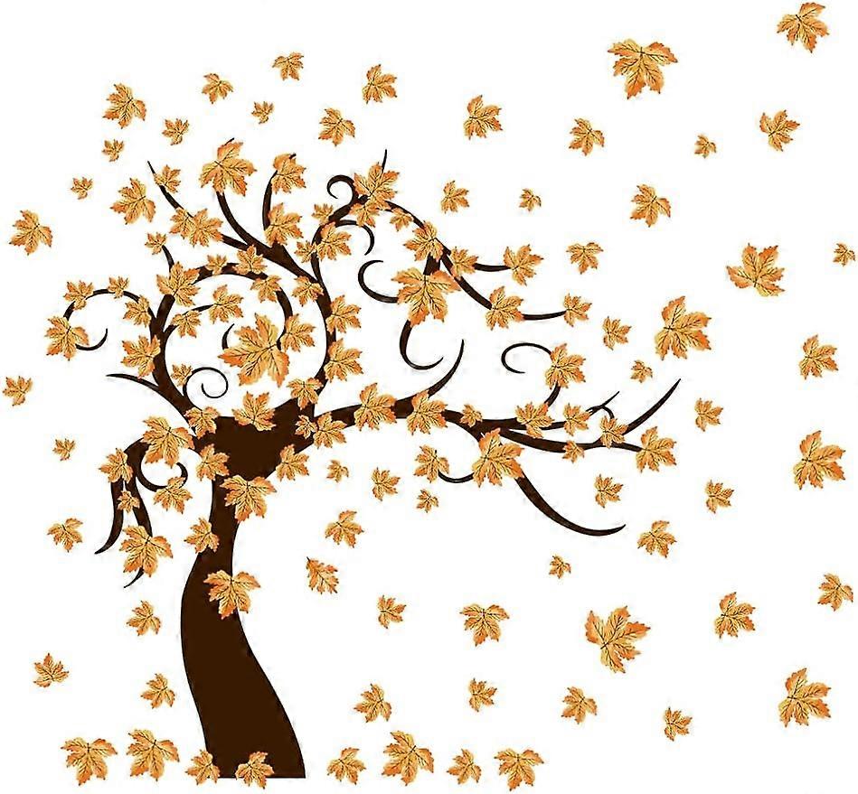 Maple Leaf Maple Tree Autumn Wall Decal Vinyl Wall Decals Big Size Maple Leaf Wall Sticker