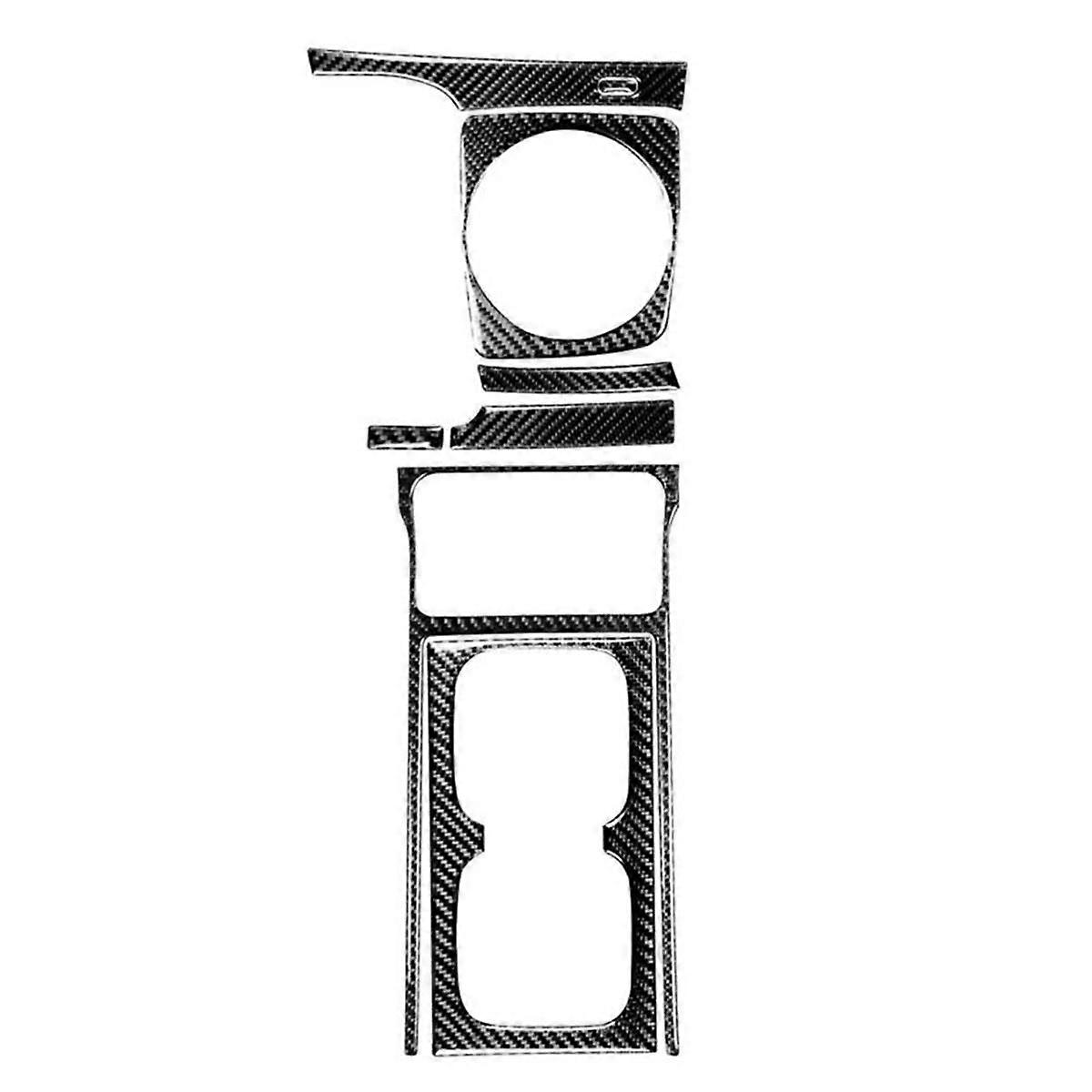 8Pcs for 06-11 Carbon Fiber Automatic Gear Shift Cover Trim Set