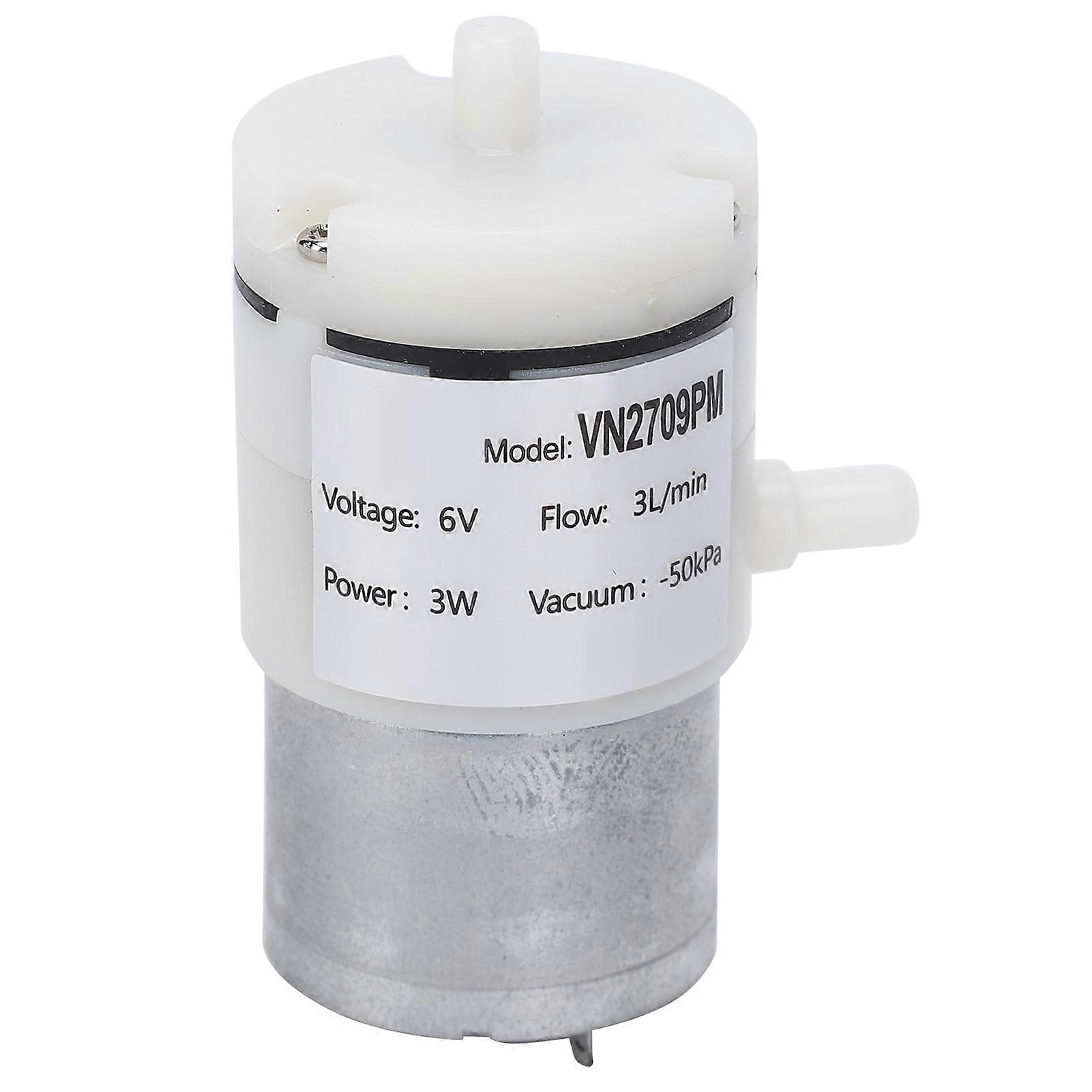 3Pcs DC 6V Diaphragm Pump 3L/min Micro Noiseless Vacuum Pumping Machine