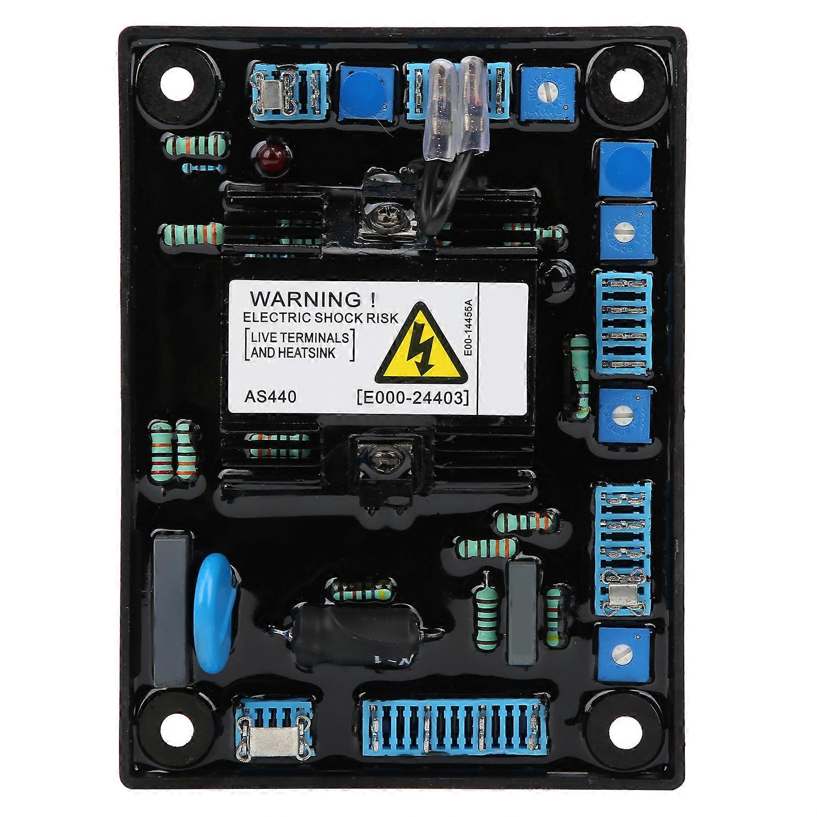 Generator Automatic Voltage Regulator Board Brushless Excitation AVR Module Stabilizer AS440 NO.7646