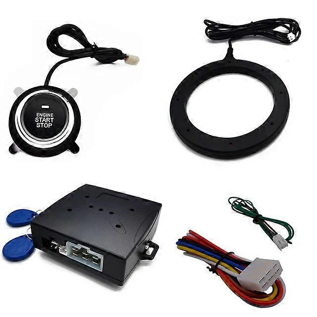 12V Car Stop Engine Start Alarm Lock Keyless System Door Push Button Tactile Buttons Anti-theft