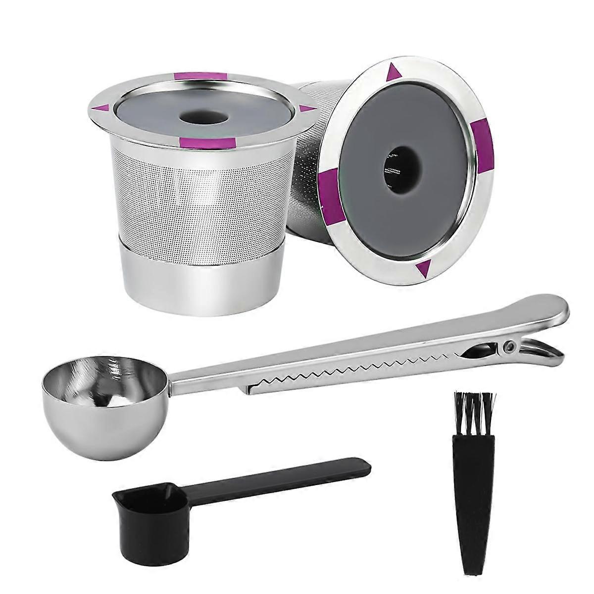 Reusable K Cups Coffee Filter Stainless Steel Reusable K Cups Coffee Pod Filters for 1.0, 2.0