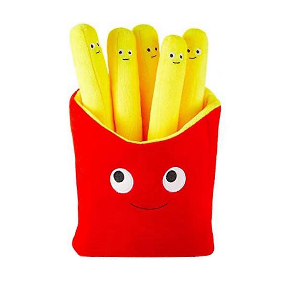 Food Pillows, Cute French Fry Plush Toy Stuffed Removable Plush French Fries Funny, -Simulation Pil