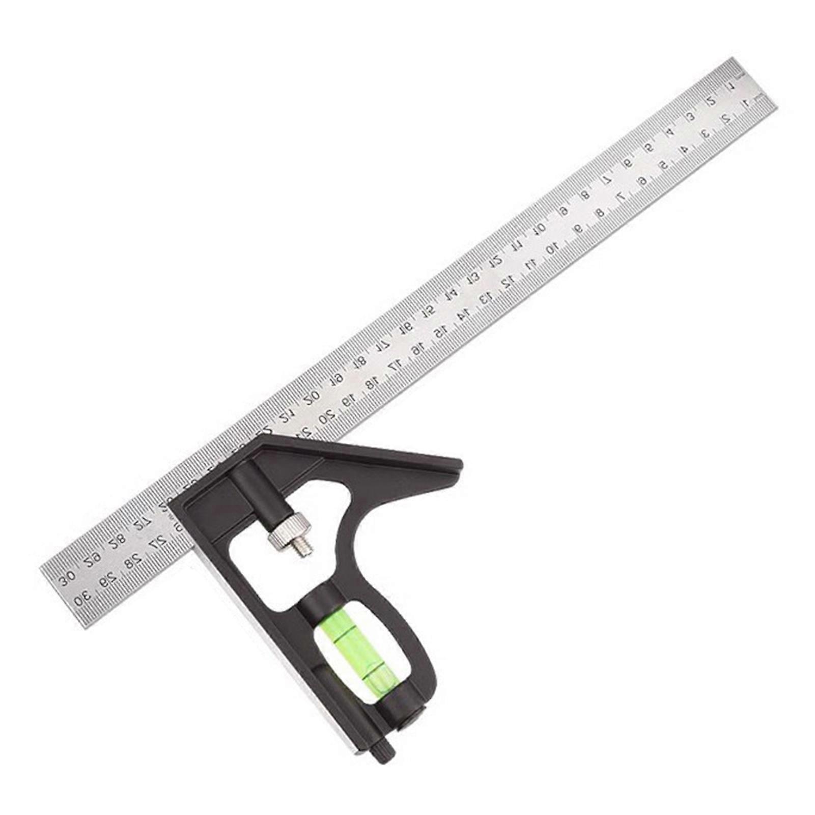 Multifunctional Combination of Movable Angle Ruler Set With Bubble Level High-precision Gauge Measuring Tools