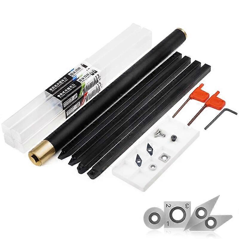 Wood Turning Tool Rotary Lathe Cutter Tool With Carbide Alloy Insert Cutter Aluminum Alloy Handle For Turning Woodworking Tools