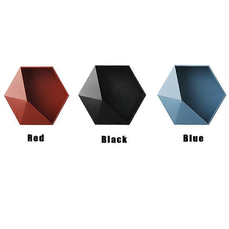 Wall Hanging Shelf Household Storage Container Geometric Storage Rack Simple Living Room Decoration