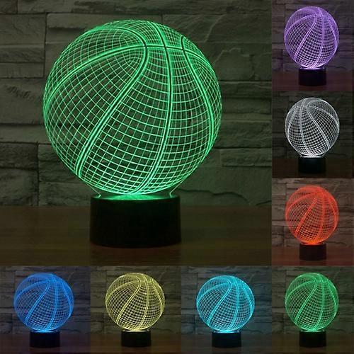 Basketball Style 3D Touch Switch Control LED Light