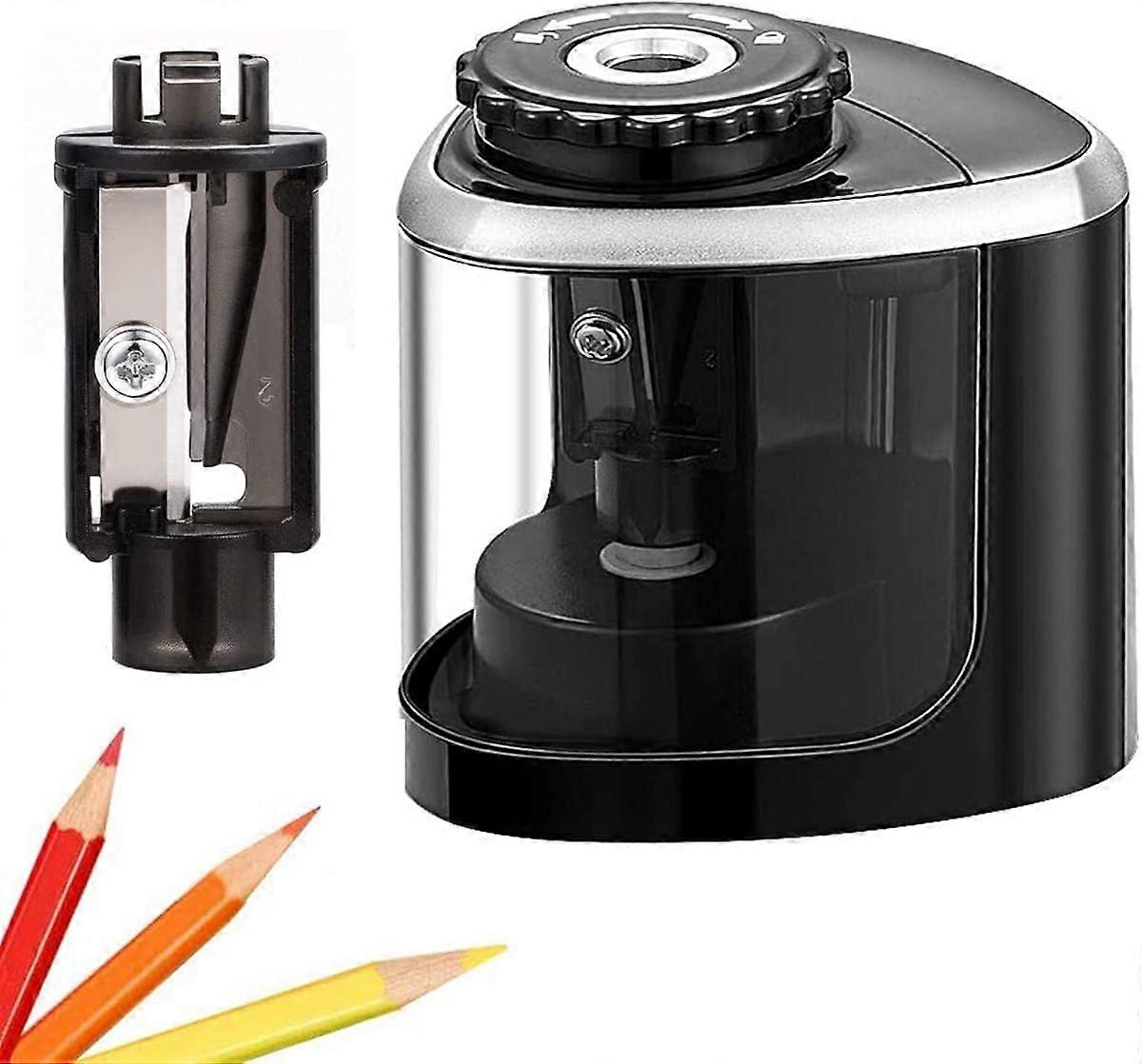 Pencil Sharpener Electric Pencil Sharpeners, Portable Pencil Sharpener Kids, Blade to Fast Sharpen