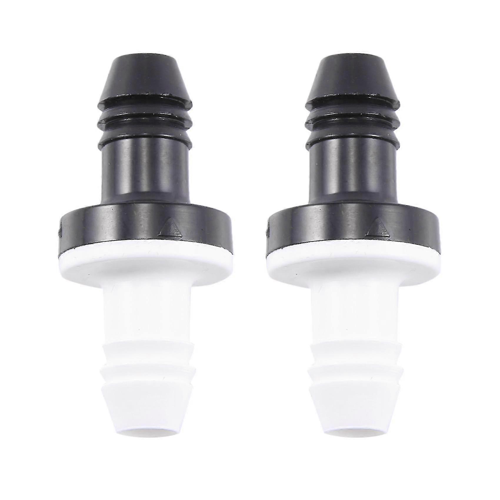 2pcs 3/8 pouces 10mm inline Abs One Way Water Non Return Clapet anti-retour