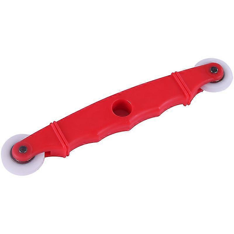 Jinxiu Rubber Gauze Wheel Window Install Tool Screen Door Window Installation Hand Spline Roller Rolling Tool Nylon Handle(red)(1pcs)
