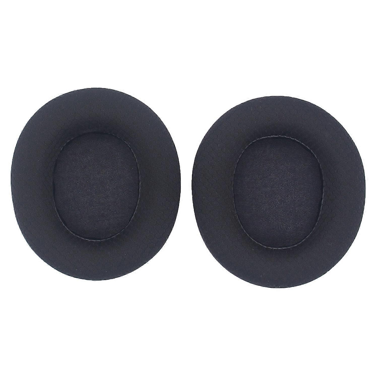 1pair Headphone Sponge Cover Black Pattern